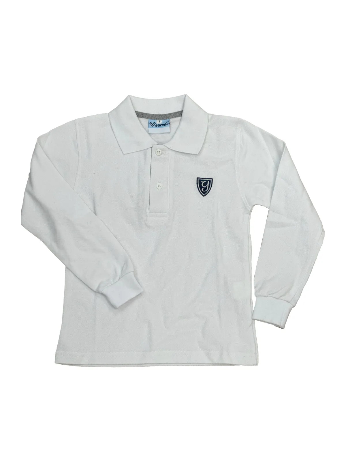 Polo de uniforme de manga larga